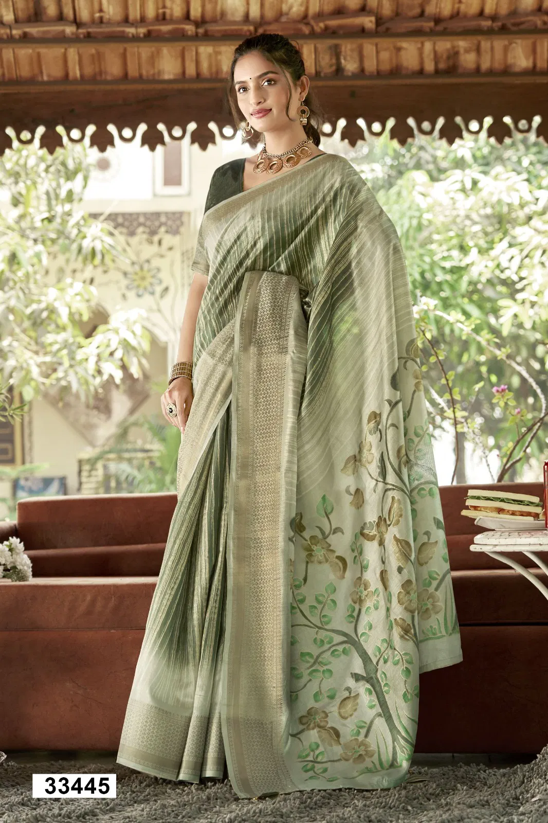 Drishtika By Vallabhi Dola Silk Printed Daily Wear Saree Wholesale Shop In Surat